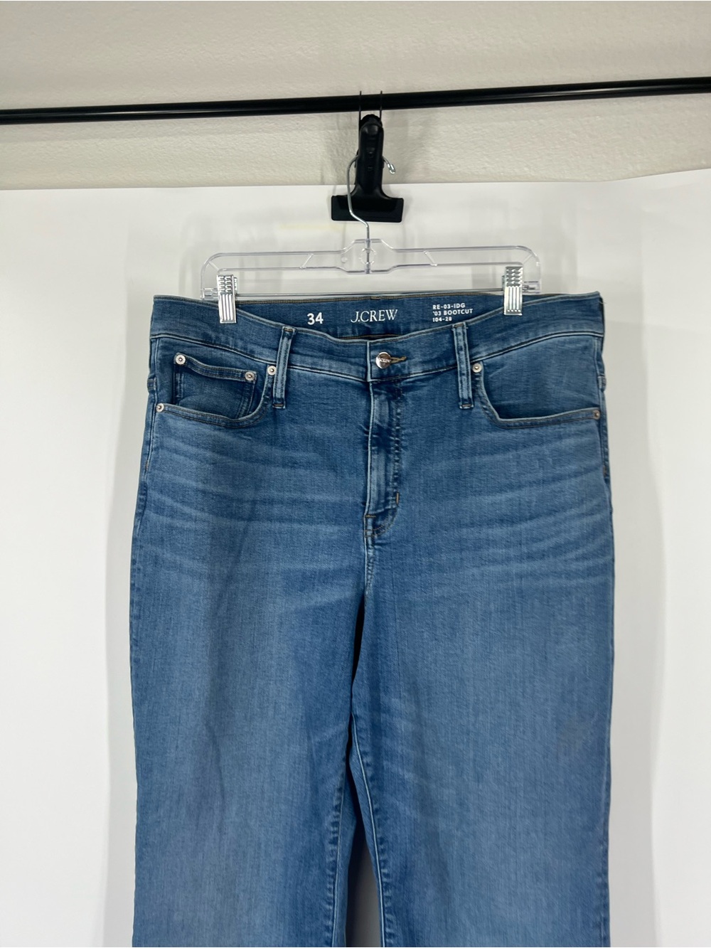 J. Crew High Rise Bootcut Jeans 2003 Super-Stretch - Picture 2 of 8